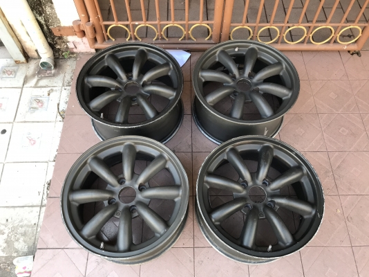 ล้อเเท้วาตานาเบ้ 16หน้า7หลัง8 4รู114สีเดิมเก่านอกสภาพตามรูปไม่มีซ่อมใดๆทั้งสิ้น