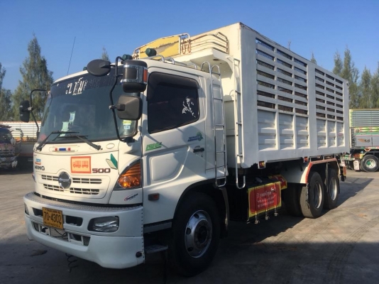 Hino 251 FM8J ปี 57 ไมล์น้อย 115,000โล มีระบบลาก เดิมๆบางๆ จัดได้ ดอกถูก ทะเบียนพร้อม