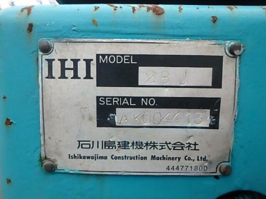ขายแม็คโคร IHI 28J FROM JAPAN ปี1998 2000 ชั่วโมง  เครื่อง ISUZU คอลโทรลสั้น ลายหัวกระแทก พร้อมใช้งาน  ติดต่อ 063-9316985 ID LINE : 0639316985 ครับ