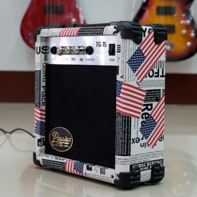 ตู้แอมป์กีต้าร์ ยี่ห้อ Passion รุ่น TG-15 15 วัตต์ มีเสียงแตก มือสอง สภาพใหม่ ตู้แอมป์กีต้าร์ ยี่ห้อ Passion รุ่น TG-15 15 วัตต์ มีเสียงแตก มือสอง สภาพใหม่