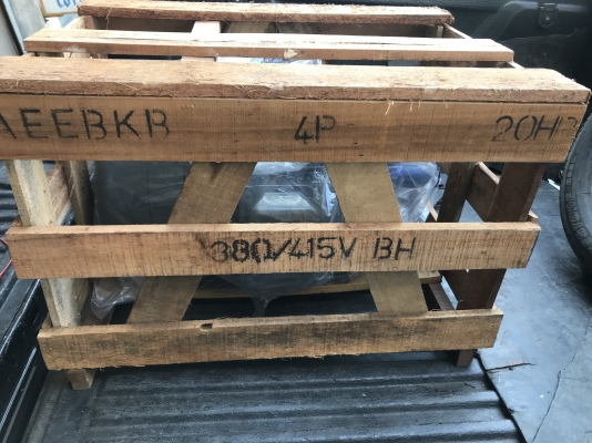 ขายมอเตอร์ไฟฟ้า Teco 20HP. 1450rpm. 4Pole 380V ของใหม่ในลัง ไม่เคยใช้งาน