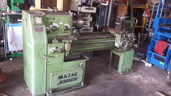 เครื่องกลึง mazak 7 ฟุต พร้อมชุดกลึงเรียว พร้อมใช้ 95000 บาท เครื่องกลึง mazak 7 ฟุต พร้อมชุดกลึงเรียว พร้อมใช้ 95000 บาท