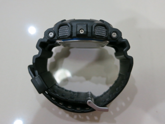 ลดพิเศษ-นาฬิกา CASIO G-shock รุ่น GA-100-1A2 ของแท้ สีดำน้ำเงิน มือสอง สภาพใหม่ ส่งฟรี
