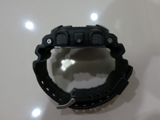 ลดพิเศษ-นาฬิกา CASIO G-shock รุ่น GA-100-1A2 ของแท้ สีดำน้ำเงิน มือสอง สภาพใหม่ ส่งฟรี