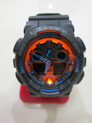 ลดพิเศษ-นาฬิกา CASIO G-shock รุ่น GA-100-1A2 ของแท้ สีดำน้ำเงิน มือสอง สภาพใหม่ ส่งฟรี ลดพิเศษ-นาฬิกา CASIO G-shock รุ่น GA-100-1A2 ของแท้ สีดำน้ำเงิน มือสอง สภาพใหม่ ส่งฟรี