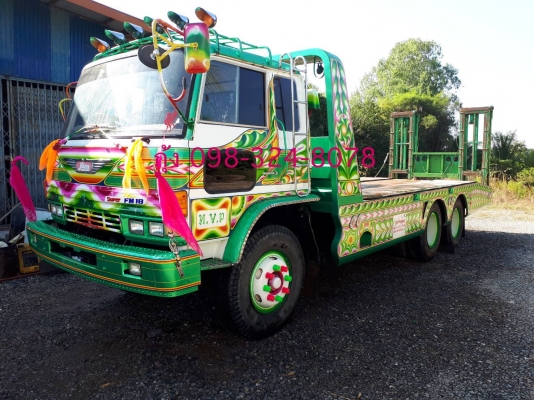 Hino F18 เครื่อง HO7C-185 แรง 2 เพลา 6 เกียร์เดินหน้า ยางดี สโลด์พร้อม ทะเบียนพร้อม