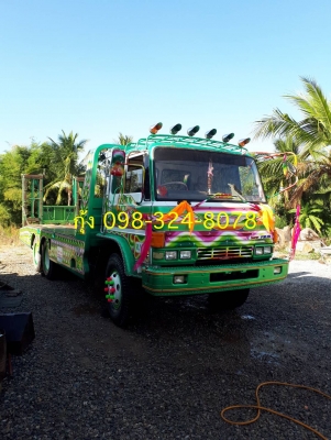 Hino F18 เครื่อง HO7C-185 แรง 2 เพลา 6 เกียร์เดินหน้า ยางดี สโลด์พร้อม ทะเบียนพร้อม