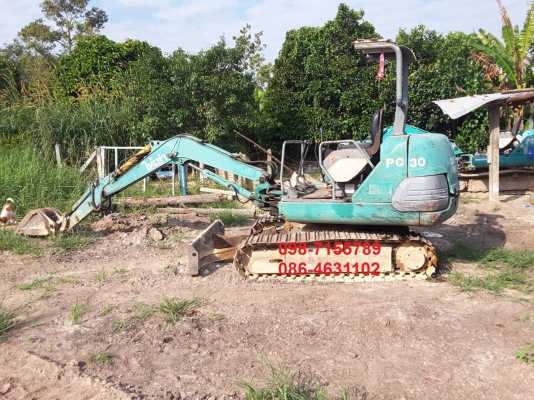 ขาย!! >>> Komatsu Pc30 รุ่น 7 พร้อมใช้งาน มีหัวเก๋งขายแยก <<< เบอร์ติดต่อ 098-7155789 086-4631102