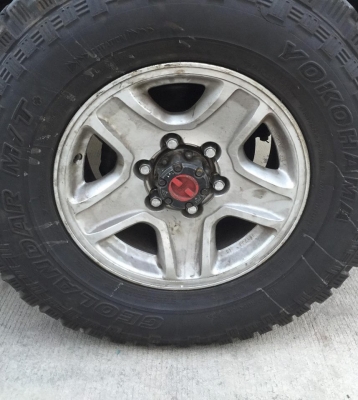 ขายล้อLandCruiser Prado 5ก้าน ขอบ16x7 สภาพสวย สีเดิมๆ 4วง