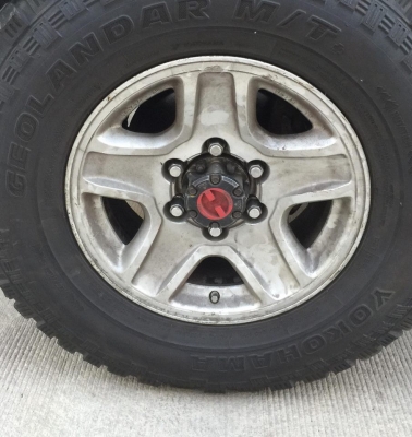 ขายล้อLandCruiser Prado 5ก้าน ขอบ16x7 สภาพสวย สีเดิมๆ 4วง