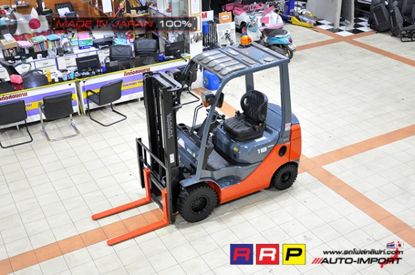 ขายรถโฟล์คลิฟท์มือสอง TOYOTA รุ่น 8FD18-12847 นำเข้าจากประเทศญี่ปุ่น 100\% ไม่เคยใช้งานในไทย