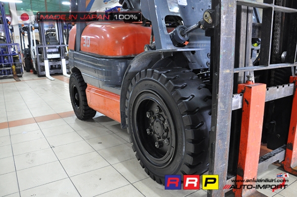 ขายรถโฟล์คลิฟท์มือสอง TOYOTA รุ่น 6FD30-10209 นำเข้าจากประเทศญี่ปุ่น 100\% ไม่เคยใช้งานในไทย ขายรถโฟล์คลิฟท์มือสอง TOYOTA รุ่น 6FD30-10209 นำเข้าจากประเทศญี่ปุ่น 100\% ไม่เคยใช้งานในไทย