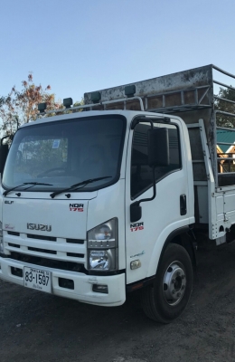 ..ขาย 735,000บ...หกล้อ อิซูชุ NQR175ปี54 ช่วงยาว 4.30ม.&quot;ช่วงล้อต่อดั้ม&quot;รถห้าง สภาพดีสวยบาง