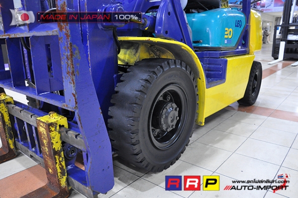 ขายรถโฟล์คลิฟท์มือสอง KOMATSU รุ่น FG20W-12-529663 นำเข้าจากประเทศญี่ปุ่น 100\% ไม่เคยใช้งานในไทย