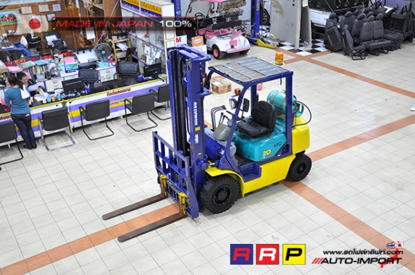 ขายรถโฟล์คลิฟท์มือสอง KOMATSU รุ่น FG20W-12-529663 นำเข้าจากประเทศญี่ปุ่น 100\% ไม่เคยใช้งานในไทย