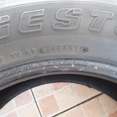 ขายยาง 265-60-18 BRIDGESTONE 684II ปลายปี15 ถูกๆ 1ชุด