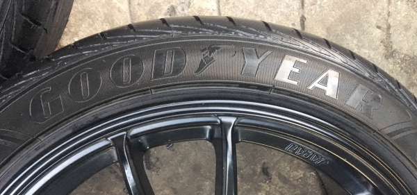 ล้อแม็ก DRIFT KING (JAPAN) ขอบ 17 พร้อมยาง 215-45-17 ปลายปี 13