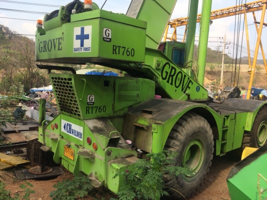 รถเครน โกร๊ฟ RT760 60 ตัน ราคา 5.5 ล้านบาท รถภาคกลาง