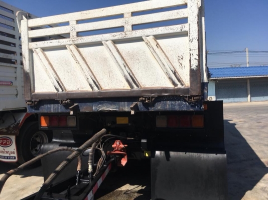 Hino 344 แรง ปี 58 แม่ลูกกระบะดั้มพ์สามมิตร ลูก 3 เพลาแท้ เดิมบางทุกจุด สภาพสวยพร้อมใช้งาน ทะเบียนพร้อม