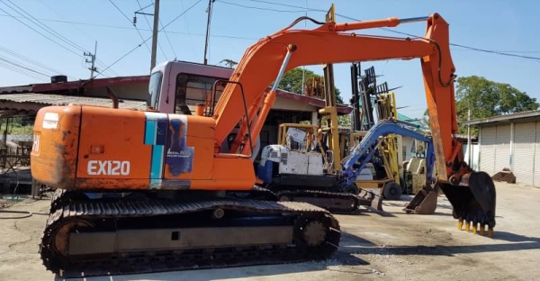ขายด่วนรถเเบคโฮHITACHIEX120-2รหัส12N 37730รถนอกเพื่งนำเข้ามาใหม่สวยเดิมๆเคื่องดีปั่มแรงบูมอามร์สวยเร็วแรงไม่โหลด เครื่องอีซุซุ 4BD1 เทอร์โบยังไม่เคยใช้งานในไทยเลย