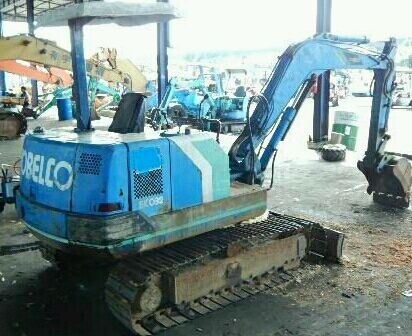 ขายแบคโฮ kobelco sk032 เทียบเท่า pc35 เก่าเจแปนอินวอล์ย