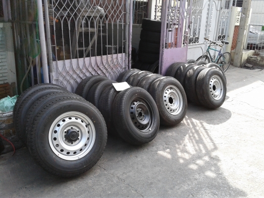 แม็ก New 1.9/กะทะพร้อมยางถอดป้ายแดง 15-16 Bridgestone/Dunlop 7800-9,000บาท