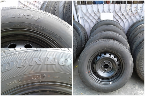 แม็ก New 1.9/กะทะพร้อมยางถอดป้ายแดง 15-16 Bridgestone/Dunlop 7800-9,000บาท