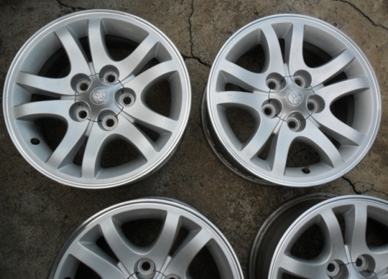 แม็กกระบะ-รถตู้ ขอบ15 เอนไกแท้ 5รู114 สีสวย ไร้รอยขีดข่วน