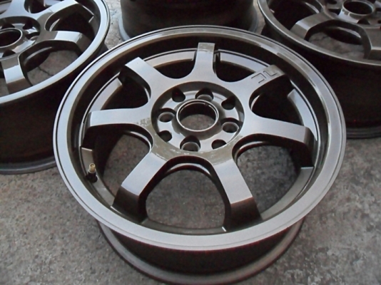 แม็กขอบ15 แฝดTE37ก้านยก 4รู100 สีสวย ไร้รอยขีดข่วน วงละ1200