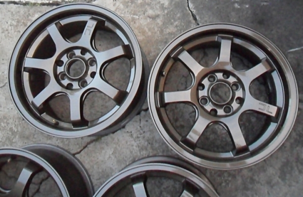 แม็กขอบ15 แฝดTE37ก้านยก 4รู100 สีสวย ไร้รอยขีดข่วน วงละ1200 แม็กขอบ15 แฝดTE37ก้านยก 4รู100 สีสวย ไร้รอยขีดข่วน วงละ1200