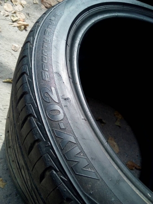 215/45R17  BRIDGESTONE MY-02 SPORT STYRE ปี15  มี 2 เส้น โทร.081-427-3941 ไอดีไลน์  0814273941