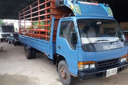 Isuzu NQR66rx 120แรงฝาขาว ห้างแท้ปี43 กะบะยาว5.5 เล่มพร้อม