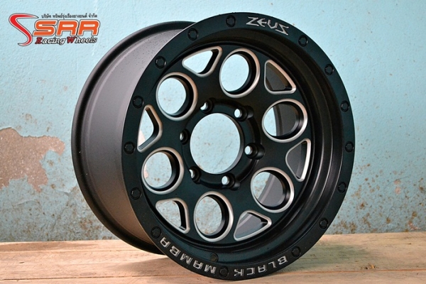 ล้อแม็กซ์ ZEUS-11 BLACK MAMBA ขอบ16 วงละ 4,000 บาท