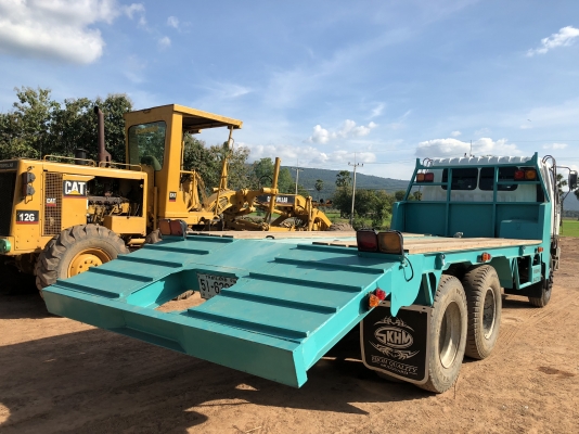 ขายรถเทเลอร์ 10 ล้อ 2 เพลาท้ายลาด ขึ้นหางใหม่