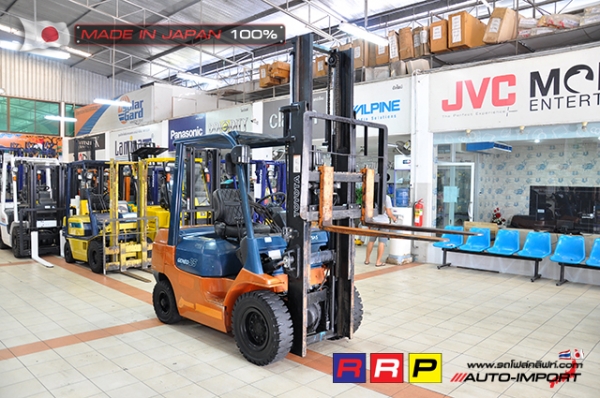 ขายรถโฟล์คลิฟท์มือสอง TOYOTA รุ่น 7FD25-36478 นำเข้าจากประเทศญี่ปุ่น 100\% ไม่เคยใช้งานในไทย ขายรถโฟล์คลิฟท์มือสอง TOYOTA รุ่น 7FD25-36478 นำเข้าจากประเทศญี่ปุ่น 100\% ไม่เคยใช้งานในไทย