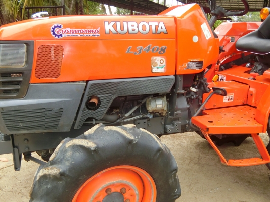 ❥สินค้าเข้าใหม่ L3408 &raquo;&raquo;พร้อมใช้งาน  พร้อมอุปกรณ์ 2ชิ้น โรตารี่+ผาน ทำงาน1432ชม ❥ราคา165000บาท  ↠↠สนใจติดต่อสอบถาม↠0906910337 ❣❣พิกัดร้าน ส.เจริญแทรกเตอร์ อ. บางระกำ จ. พิษณุโลก