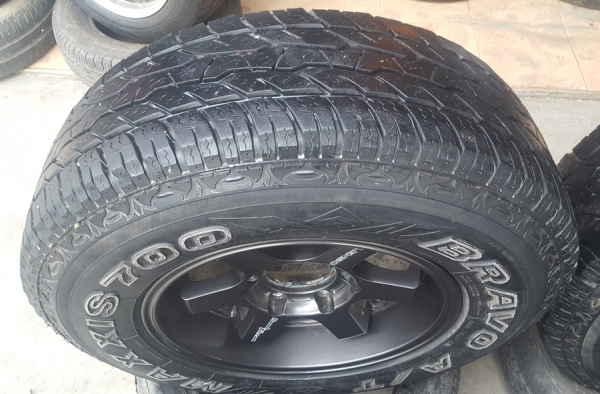 ขายล้อมือ2 LENSO RT8 ขอบ15 6รู 139 พร้อมยาง 4 ล้อ