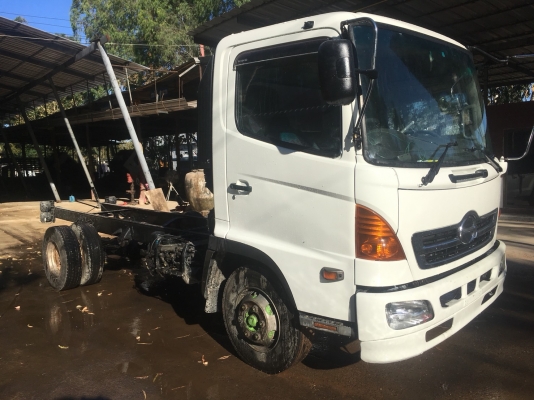 Hino ต่อใหม่ หัวเก๋ง_แชชซีพร้อมทะเบียน JO7C. 175แรง เบรคจิ๊บฟี่ พวงมาลัยpower
