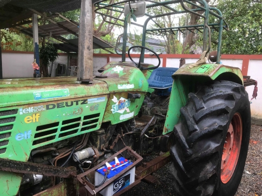 ขาย รถไถ ดอย รถพร้อมใช้งานมีใบดัน หางพรวนพร้อม รถสภาพดีเครือง80แรง เพลาเดียวขาย 135000