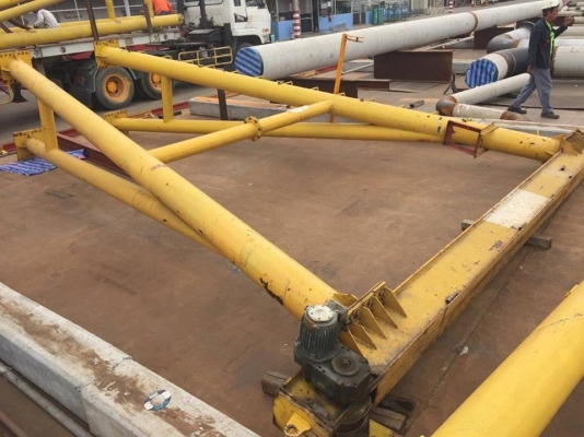 เครนสนาม ขนาด ยาว 20 เมตร สูง 7 เมตร แข็งแรงพร้อมประกอบใช้งานได้จริง เครนสนาม ขนาด ยาว 20 เมตร สูง 7 เมตร แข็งแรงพร้อมประกอบใช้งานได้จริง