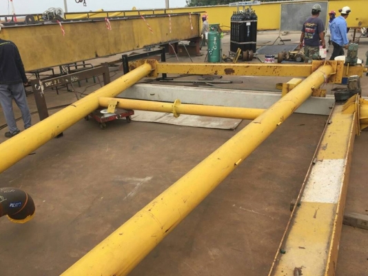 เครนสนาม ขนาด ยาว 20 เมตร สูง 7 เมตร แข็งแรงพร้อมประกอบใช้งานได้จริง เครนสนาม ขนาด ยาว 20 เมตร สูง 7 เมตร แข็งแรงพร้อมประกอบใช้งานได้จริง