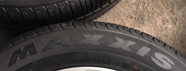 ยางป้ายแดง 175-65-15 Maxxis ปี 17 ยางป้ายแดง 175-65-15 Maxxis ปี 17