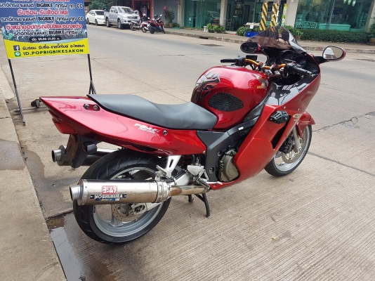 ขายแลกเทิร์นคับ HONDA CBR1100 BLACKBIRD ปี2000 หัวฉีด ท่อแต่ง แฮนด์แต่ง สีสวย อินวอยส์ สรรพสามิตร รา