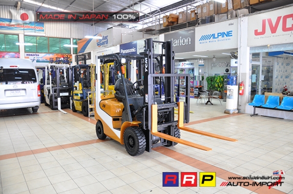 ขายรถโฟล์คลิฟท์มือสอง TCM รุ่น FG15T19-18H11511 นำเข้าจากประเทศญี่ปุ่น 100\% ไม่เคยใช้งานในไทย