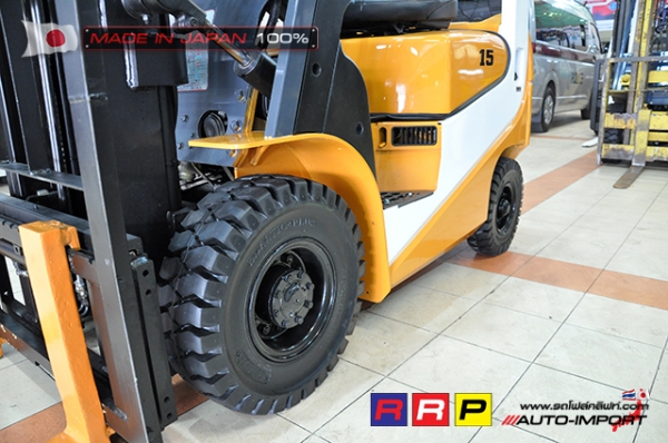 ขายรถโฟล์คลิฟท์มือสอง TCM รุ่น FG15T19-18H11511 นำเข้าจากประเทศญี่ปุ่น 100\% ไม่เคยใช้งานในไทย