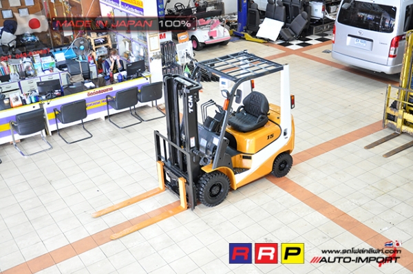 ขายรถโฟล์คลิฟท์มือสอง TCM รุ่น FG15T19-18H11511 นำเข้าจากประเทศญี่ปุ่น 100\% ไม่เคยใช้งานในไทย