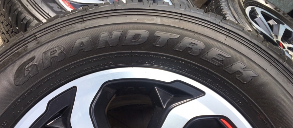 ล้อแม็กป้ายแดง TOYOTA REVO TRD ขอบ 17 พร้อมยาง Dunlop 265-65-17 ปี 16