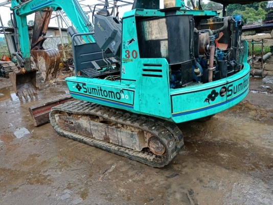 SUMITOMO PC30 แทรคยาง เครื่องปั้มแรง ช่วงล่างเต็ม เจ้าของขายเอง
