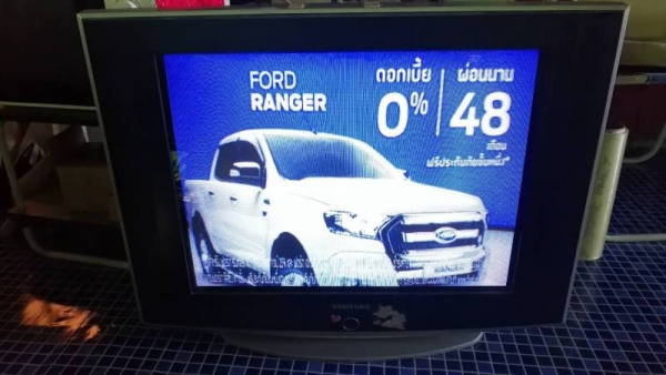 2,300บ.โทร 083-2000058 LINE ID: line832923 ทีวีสีจอแบน 29 นิ้ว ยี่ห้อ SAMSUNG รุ่น SLIM DNLE JR ภาพส