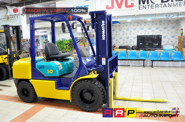 ขายรถโฟล์คลิฟท์มือสอง KOMATSU รุ่น FG30HT-12-520568 นำเข้าไม่เคยใช้งานในไทย ขายรถโฟล์คลิฟท์มือสอง KOMATSU รุ่น FG30HT-12-520568 นำเข้าไม่เคยใช้งานในไทย